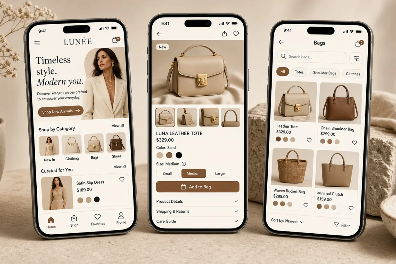 App UI design