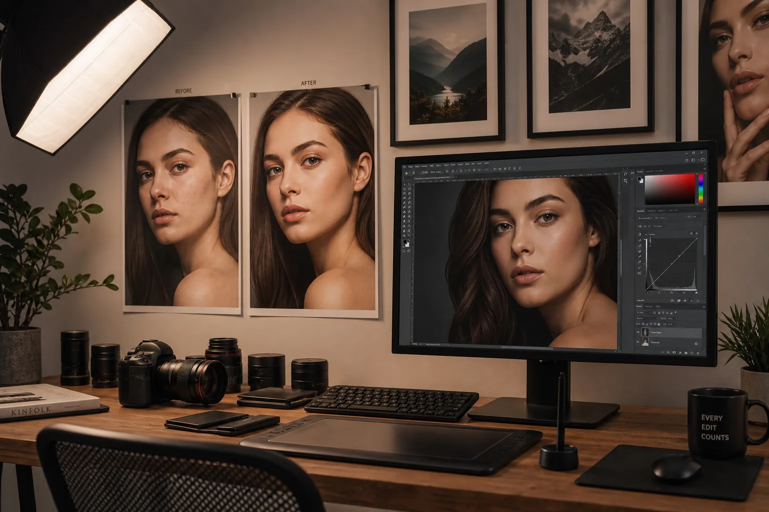 Photo retouching